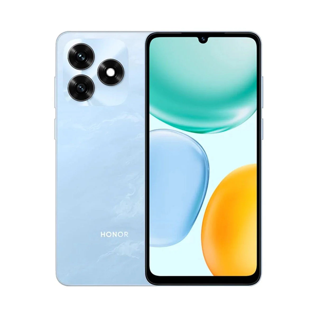 HONOR X5C 4GB 64GB Tidal Blue smartphone with HD+ display and long battery life, available in Doha, Qatar.