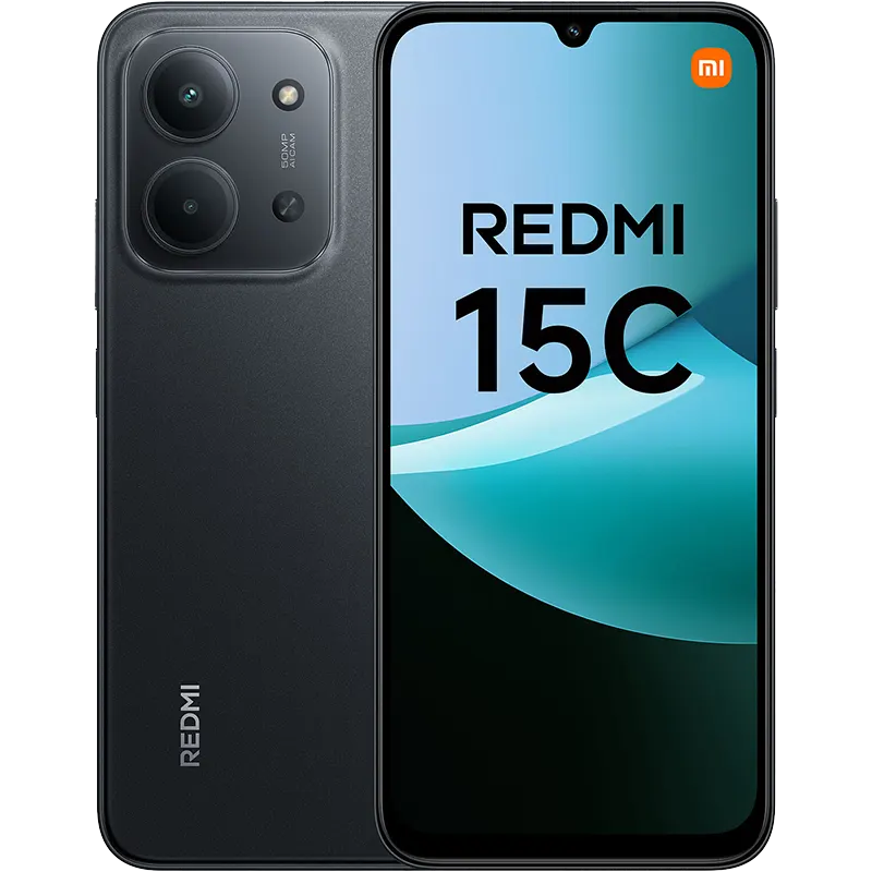 Redmi 15C 4G smartphone with 4GB RAM and 128GB storage – affordable mobile in Qatar.