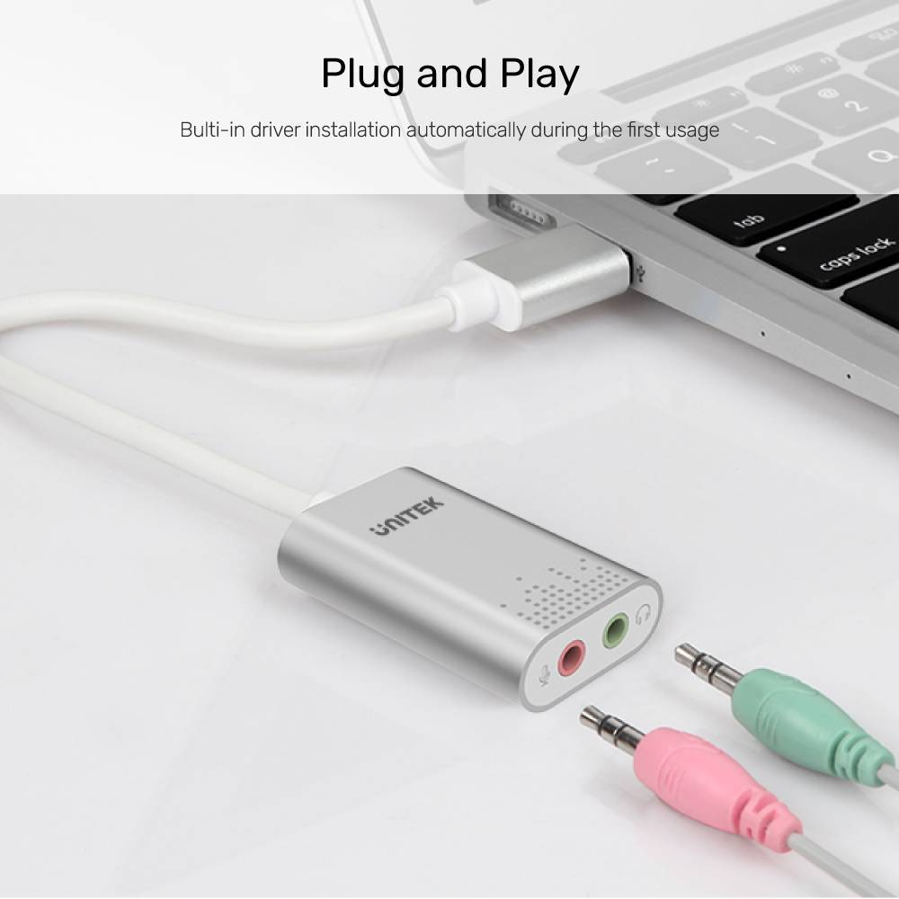 Unitek USB to Stereo Audio Converter Y-247A Unitek USB to Stereo Audio Converter Y-247A
