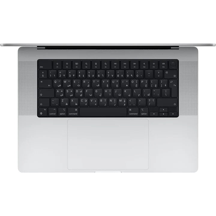 Macbook Pro 16 inch M2 Pro (Arabic & English Keyboard) 12 core CPU 19 core GPU,16GB 512 GB - SilverMNWC3AB/A Macbook Pro 16 inch M2 Pro (Arabic & English Keyboard) 12 core CPU 19 core GPU,16GB 512 GB - SilverMNWC3AB/A