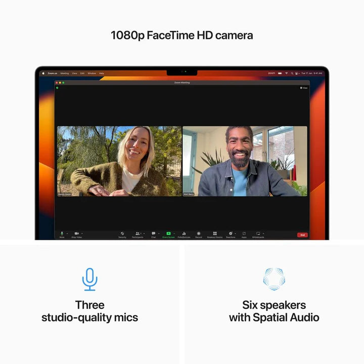 Macbook Pro 16 inch M2 Pro (Arabic & English Keyboard) 12 core CPU 19 core GPU,16GB 512 GB - SilverMNWC3AB/A Macbook Pro 16 inch M2 Pro (Arabic & English Keyboard) 12 core CPU 19 core GPU,16GB 512 GB - SilverMNWC3AB/A