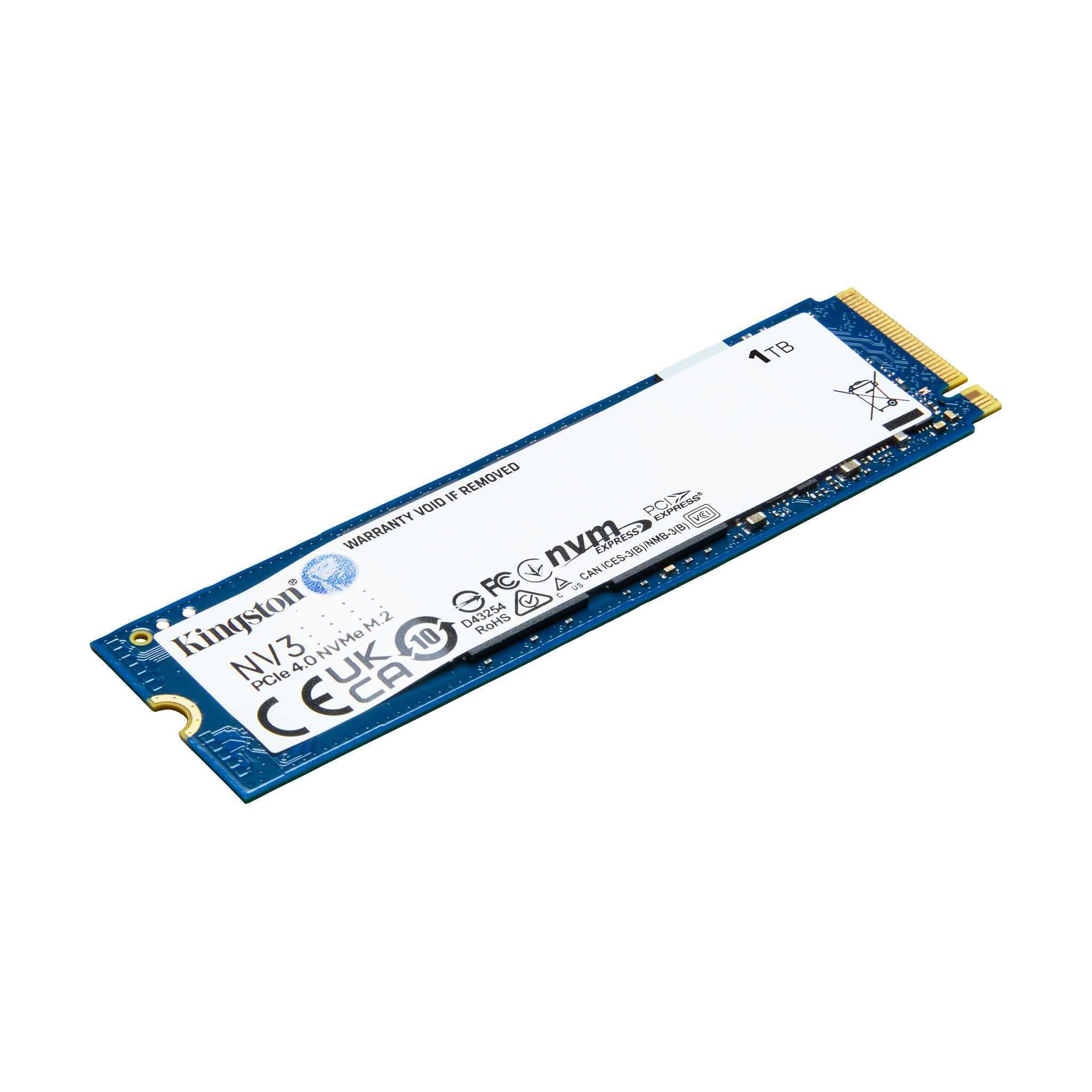 Kingston NV3 1TB M.2 NVMe SSD with PCIe 4.0, fast storage available in Doha, Qatar.