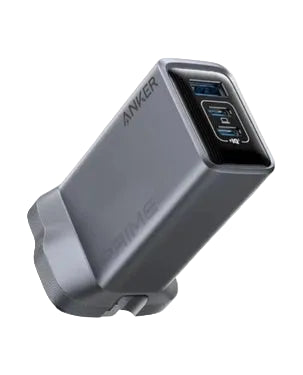 Anker Prime 3-Port 100W GaN Multi-Device Charger 2x USB-C 1x USB-A PD (A2688241) - Black Anker Prime 3-Port 100W GaN Multi-Device Charger 2x USB-C 1x USB-A PD (A2688241) - Black