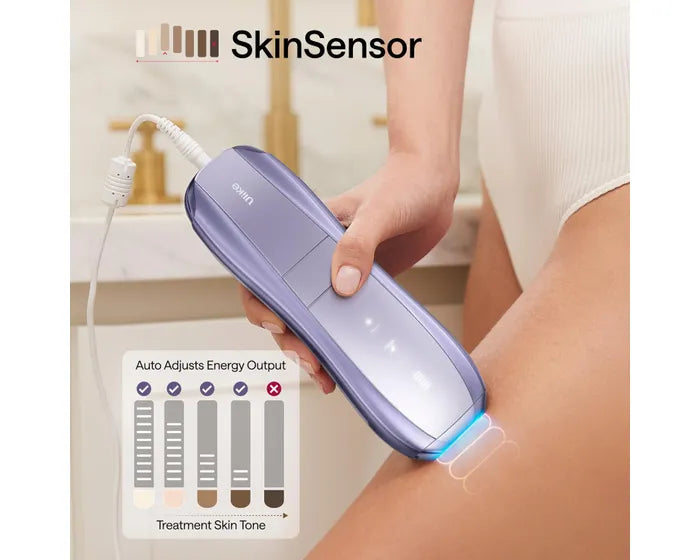 Ulike Air 10 IPL Hair Removal Device with Leather Case - Purple