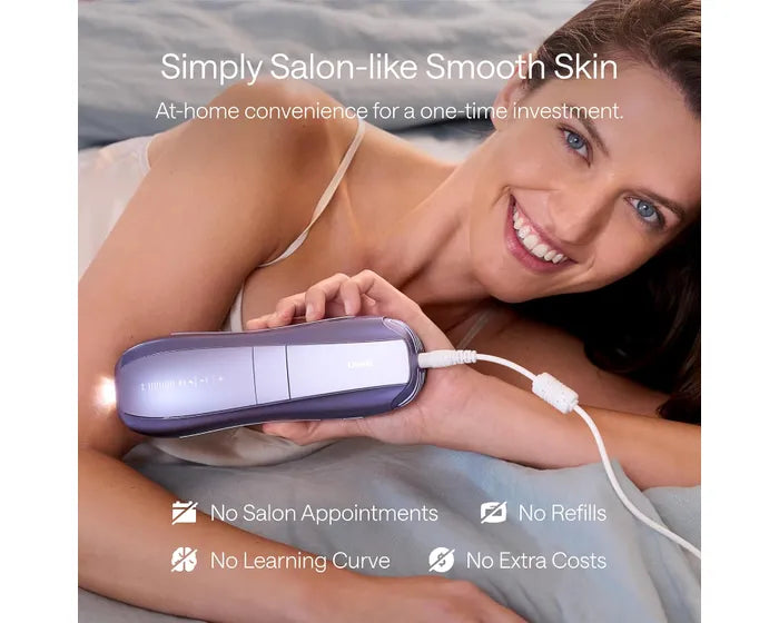 Ulike Air 10 IPL Hair Removal Device with Leather Case - Purple