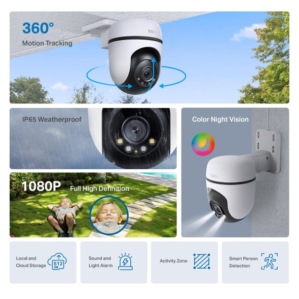 Tapo C500 Smart Wi-Fi Outdoor Security Camera – Combo Pack of 2 Tapo C500 Smart Wi-Fi Outdoor Security Camera – Combo Pack of 2