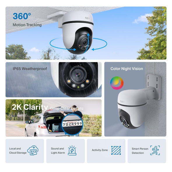 Tapo C510W Outdoor Pan/Tilt Security WiFi Camera