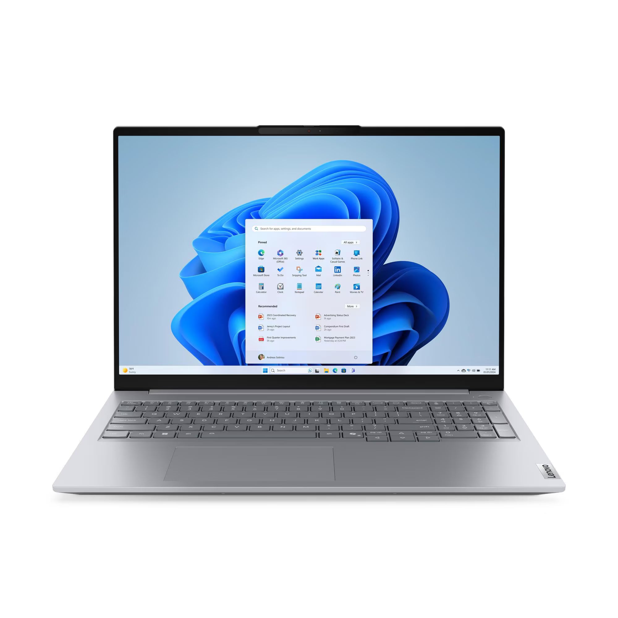 Lenovo ThinkBook 16 Gen 8 IAL Laptop - Intel Core Ultra 7 255H, 16GB DDR5, 512GB SSD, No OS (21SK0030GR)