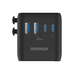 Momax 1-World² GaN 70W 5-Port USB-C AC Travel Adaptor - Desert Titanium Momax 1-World² GaN 70W 5-Port USB-C AC Travel Adaptor - Desert Titanium