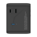 Momax 1-World² GaN 70W 5-Port USB-C AC Travel Adaptor - Desert Titanium