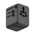 Momax 1-World² 45W 5-port dual AC travel adapter black – Qatar

