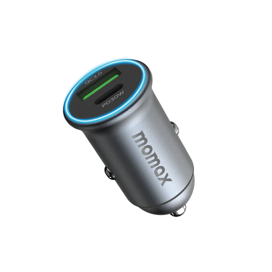 Momax MoVe Dual-Port Car Charger 30W