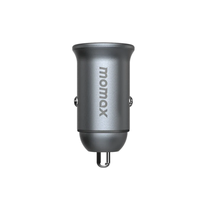 Momax MoVe Dual-Port Car Charger 30W Momax MoVe Dual-Port Car Charger 30W
