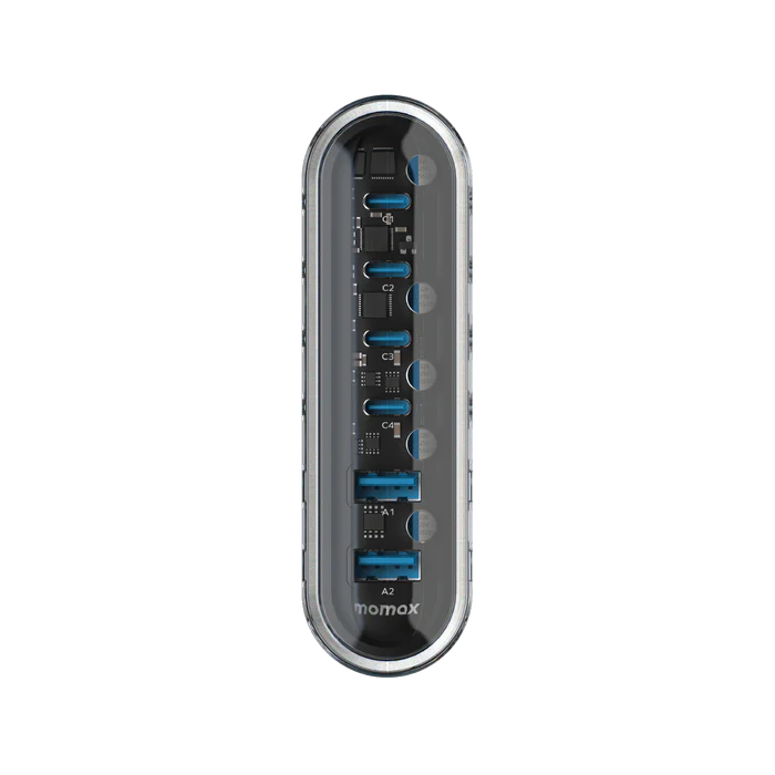 Momax 1-Charge Flow+ 6-Port GaN Charger 120W Momax 1-Charge Flow+ 6-Port GaN Charger 120W