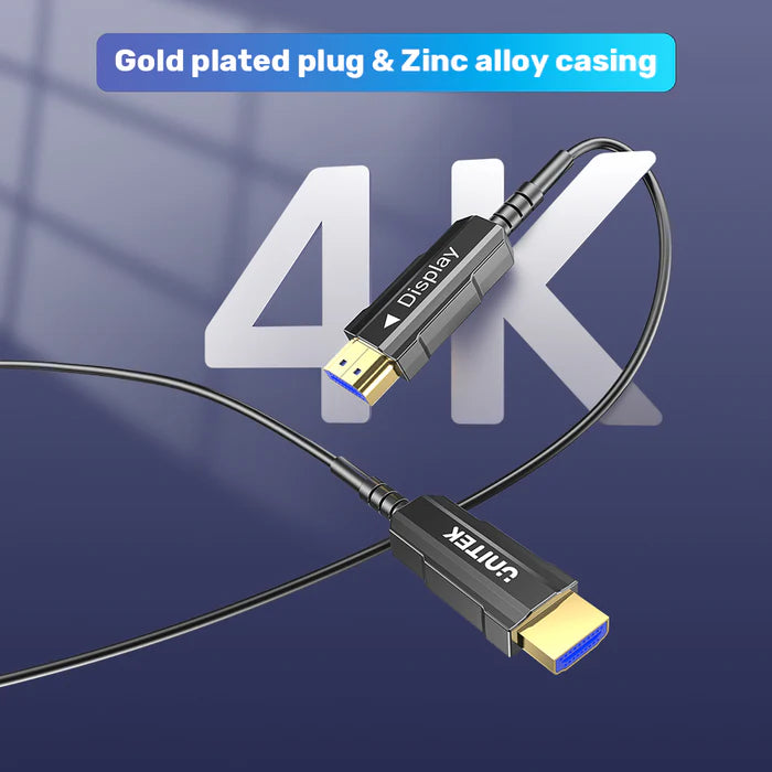 Unitek 4K 60Hz HDMI Fiber Optic Cable 25Mtr