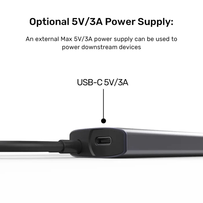Unitek HUB Q4 4-in-1 10Gbps USB-C Hub with 2 USB-A & 2 USB-C Ports