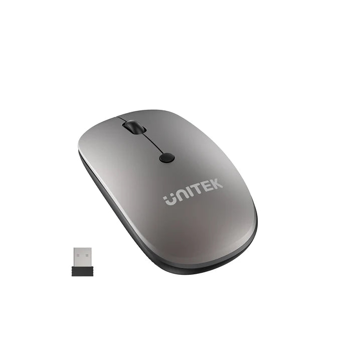 Unitek SlimTrack Wireless Mouse - Silver