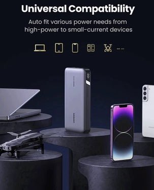 UGREEN 25,000mAh 145W Two-Way Fast Charging Power Bank - Space Grey (PB205)