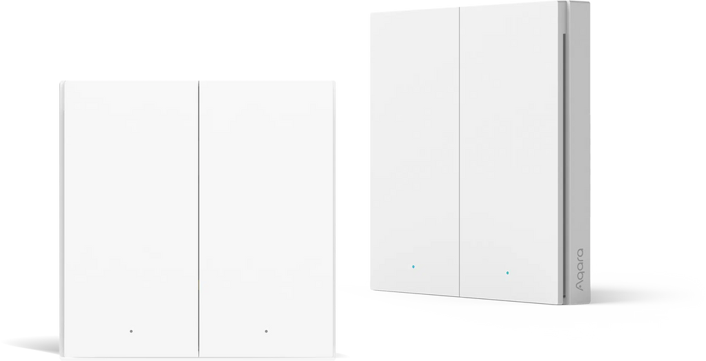 Aqara Wireless Switch H1 Double Rocker - White