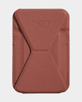 MOFT Snap-On iPhone Stand & Wallet (MOVAS) - Sienna Brown