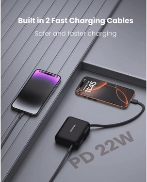 Moxedo Combo 5x10000mAh Powerbank with Charging Dock – Black