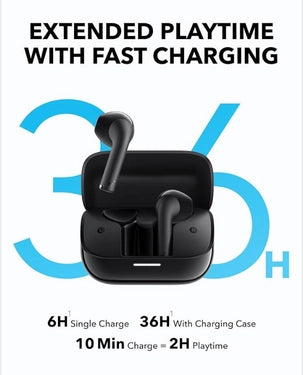 Anker Soundcore K20i | Wireless Earbuds | ENC | IPX5 | 36H Playtime - Black