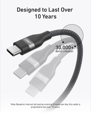 Anker USB-C to USB-C Cable 240W – Black