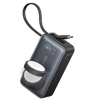 Anker MagGo Power Bank 10000mAh 35W with Apple Watch Charging USB-C (A1657H11) - Black