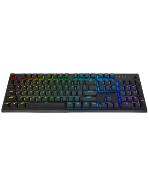 Corsair K60 RGB Pro Low Profile Mechanical Gaming Keyboard with CHERRY MX switches and RGB lighting – available in Qatar.
