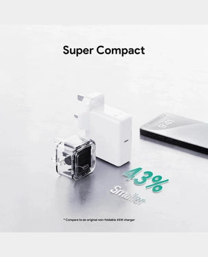 Aukey Comet 45W PD Wall Charger with GaN Technology PA-C2 Gray Aukey Comet 45W PD Wall Charger with GaN Technology PA-C2 Gray