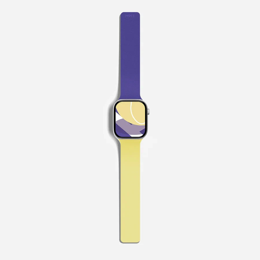 MOFT Snap Duo Apple Watch Band 44/45/46/49mm - PannaCotta Yellow / Purple