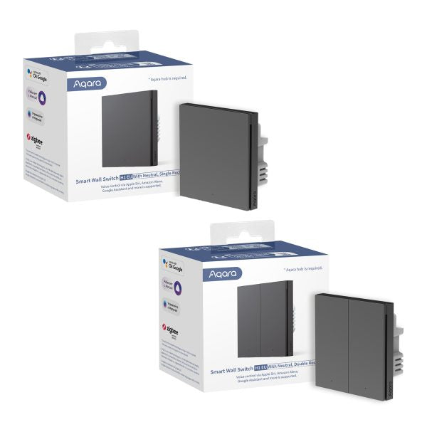 Aqara Wall Switch H1 Single Rocker - Black