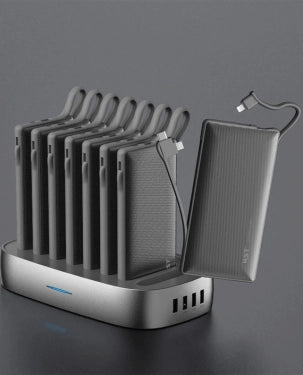 WST 8-in-1 Power Bank Station – Black
