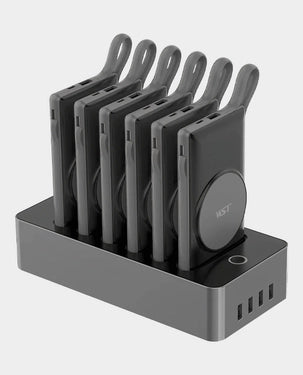 WST 6-in-1 Power Bank Station – Black WST 6-in-1 Power Bank Station – Black