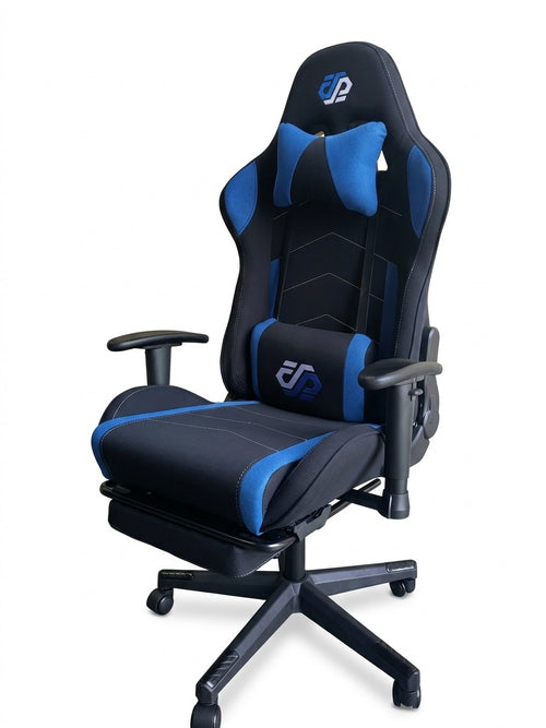 DPRacer Gaming Chair - | Gas lift: Class 4 | Armrest: 2D | Wheel: Racing wheel | With footrest | Material: Cloth Finish |