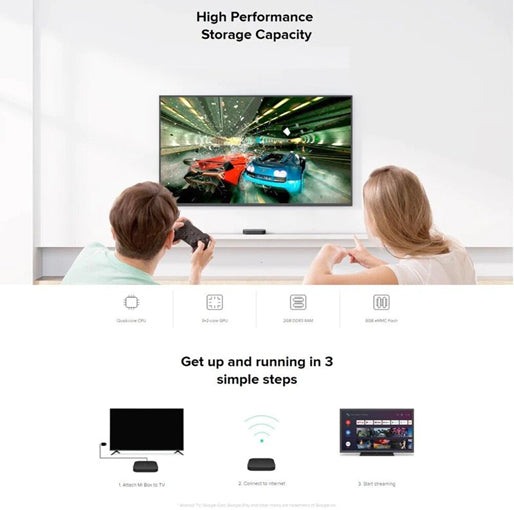 Xiaomi TV Box S Android 2nd Gen 4K Ultra HD MDZ-28-AA – Black Xiaomi TV Box S Android 2nd Gen 4K Ultra HD MDZ-28-AA – Black