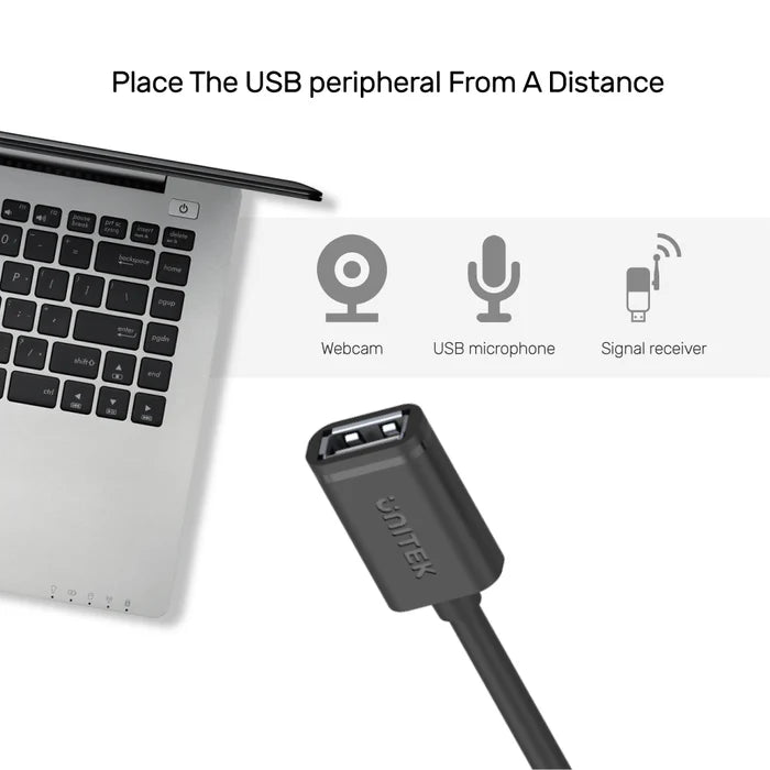 UNITEK USB 2.0 Male To Female Extension Cable UNITEK USB 2.0 Male To Female Extension Cable