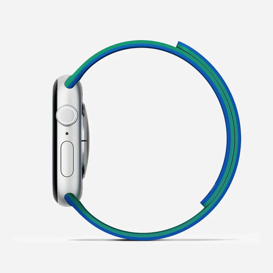 Moft Snap Duo Apple Watch Band 44/45/46/49mm - Sapphire Blue / Oz Green