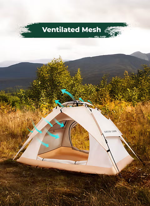 Green Lion Camping Tent Ultimate GT-4 – Beige