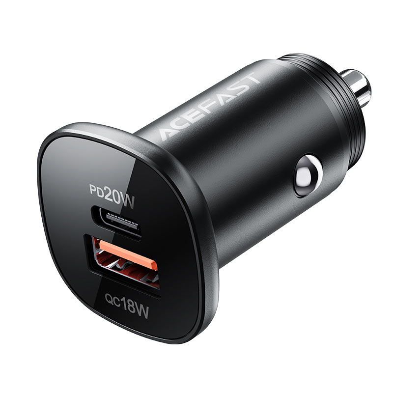 Acefast Fast Charge Car Charger B1 38W (1xUSB-C+1xUSB-A)