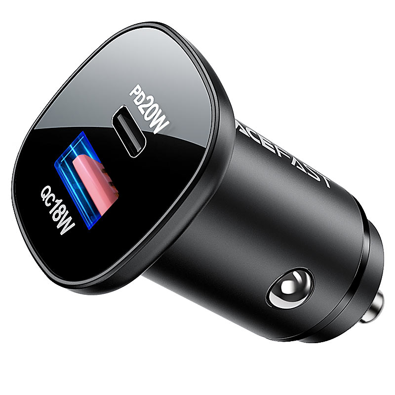 Acefast Fast Charge Car Charger B1 38W (1xUSB-C+1xUSB-A) Acefast Fast Charge Car Charger B1 38W (1xUSB-C+1xUSB-A)