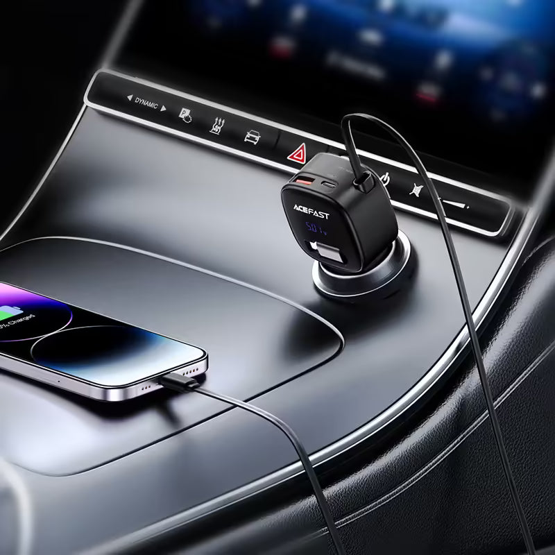 Acefast B17 Fast Charge Car Charger 95W - Black