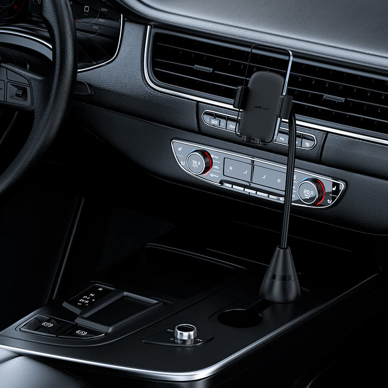 Acefast D24 Car Cup Holder Phone Mount - Black