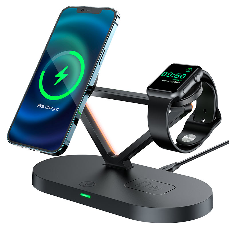 Fast Wireless Charger Desktop Holder AF-E9 3-in-