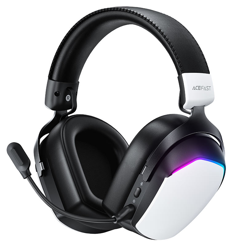 Acefast H11 Wireless Bluetooth Gaming Headset - 50mm Titanium Drivers, White
