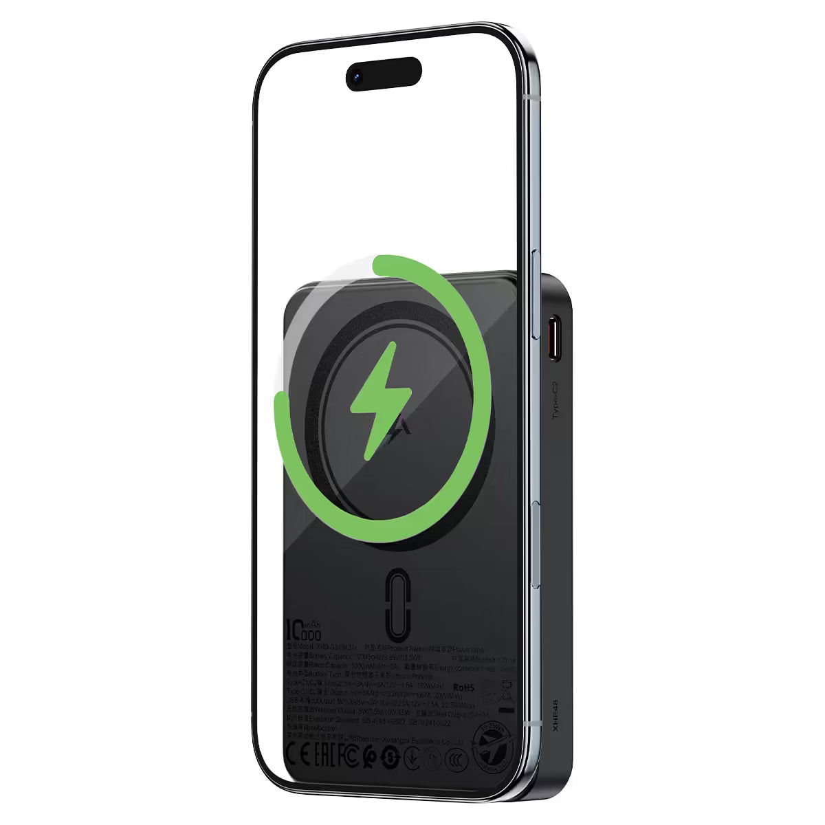 Acefast M31 Magnetic Fast Wireless Charge Power Bank 22.5W 10000mAh - Black