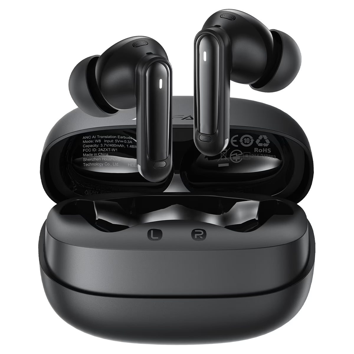 ACEFAST W8 TWS ANC AI Translation Earbuds - Black