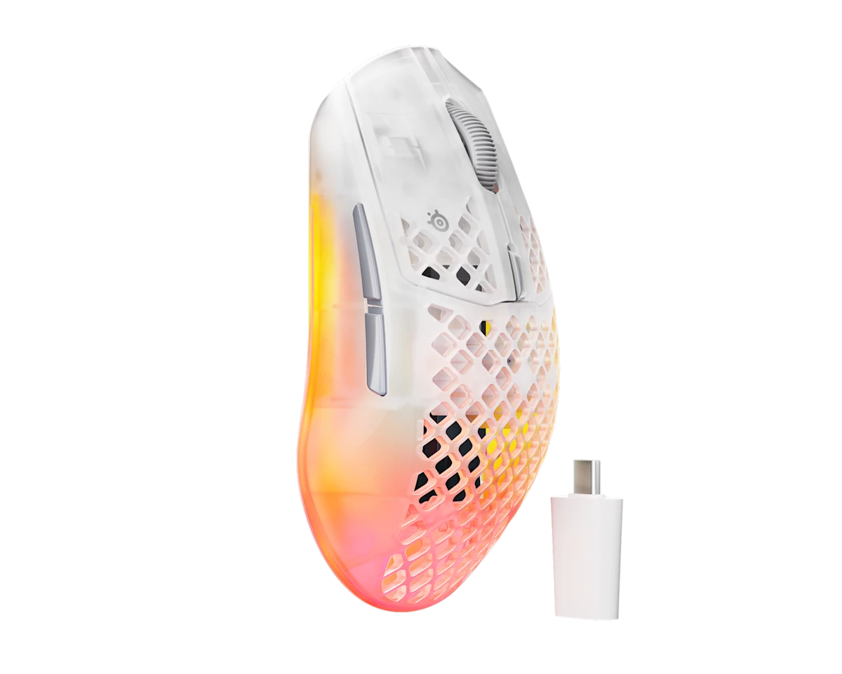 SteelSeries Aerox 3 WL Gen 2 Gaming Mouse – Ghost