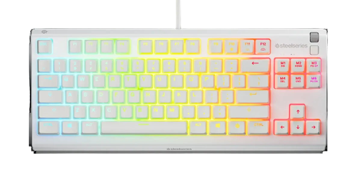 SteelSeries Apex 3 TKL US Gaming Keyboard – White SteelSeries Apex 3 TKL US Gaming Keyboard – White