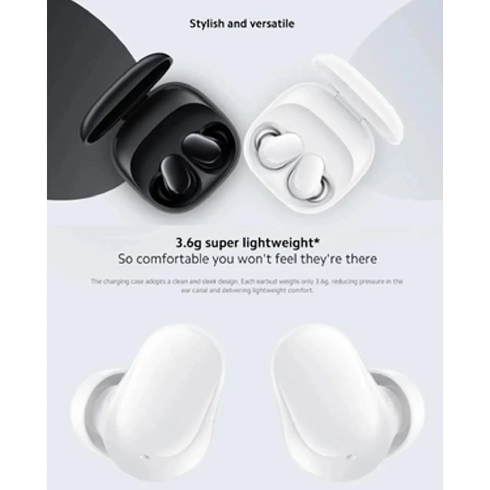Xiaomi Redmi Buds 6 Play True Wireless Earbuds - Black (BHR8776GL)